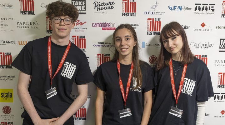 happy volunteers at the cambridge film festival